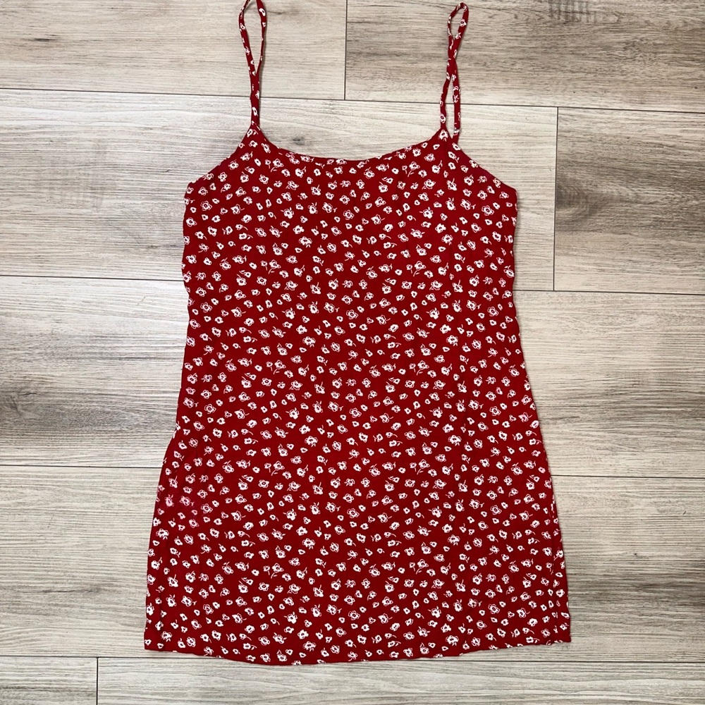 Reformation Lindsay Mini Dress Size 4 Red Western